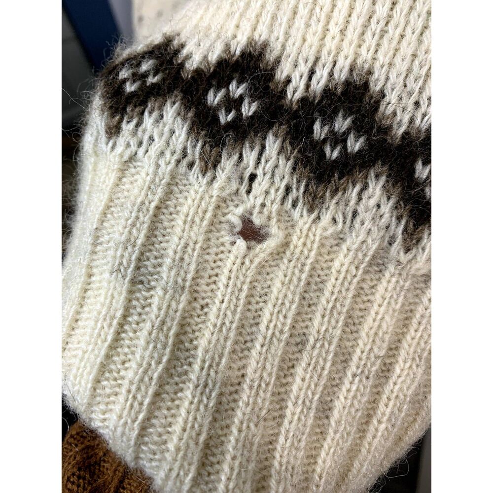 Vintage BS Scandinavian Design Nordic Wool Turtleneck Sweater Size 56/XXL - Picture 5 of 11